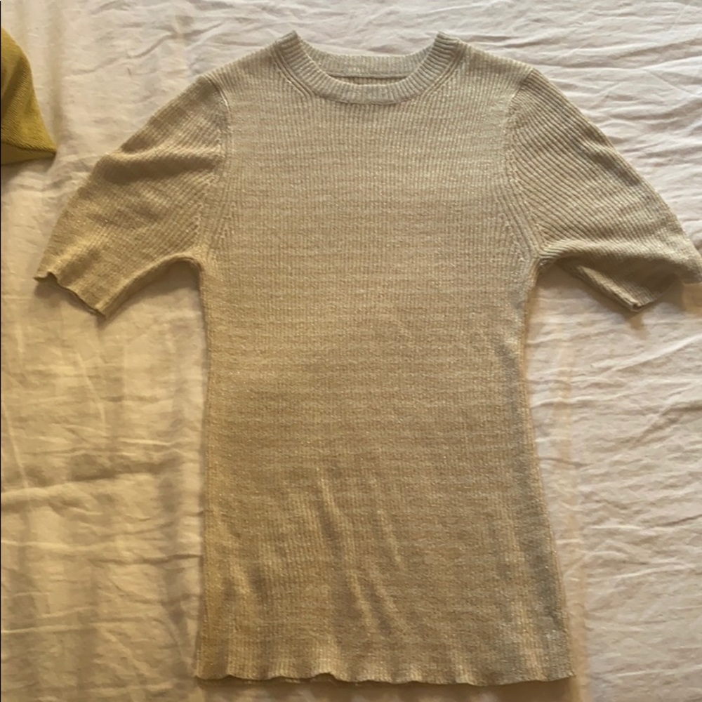 Striped sparkle tee